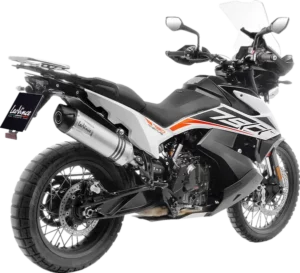 Silencieux Slip-On LV One Evo pour KTM Adventure 790/890 (2019–2024), 890 SMT, CF MOTO 800 MT – LeoVince