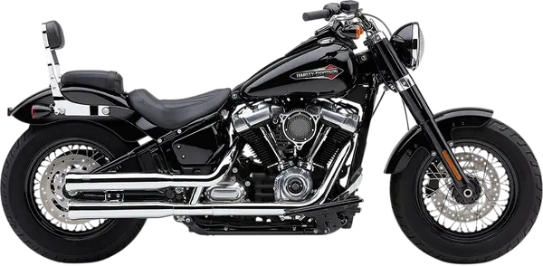 Silencieux Slip-On Neighbor Hater – Harley-Davidson Softail 2018-2026 – Chrome – COBRA