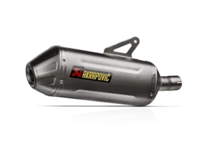 Silencieux Slip-On pour CF Moto MT450 2024-2025 - Akrapovic - Titane Homologué ECE