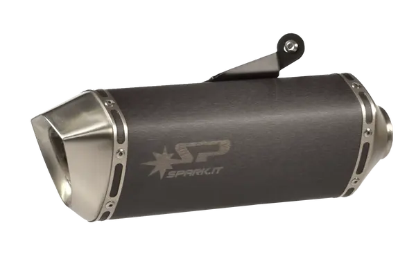 Silencieux Slip-On pour KTM Super Adventure 1290 2015-2016 - SPARK Force Noir/Inox - GKT0202DOM