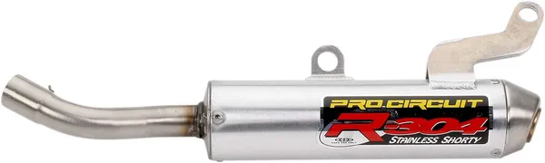 Silencieux Slip-On PRO CIRCUIT R-304 - Yamaha YZ 250 / YZ 250 X - 2002 à 2024 - Aluminium brossé