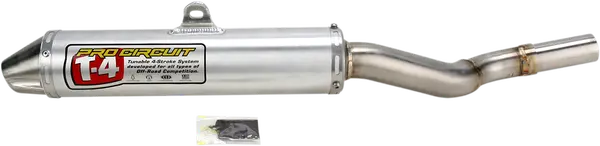 Silencieux Slip-On PRO CIRCUIT T-4 – Kawasaki KLX 650 / 650 R 1993-1999 – Aluminium poli – 4K93650
