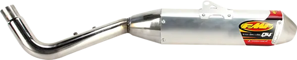 Silencieux Slip-On Q4 Hex FMF - Yamaha Raptor 700 2006-2023 - Aluminium embout Inox - Réf. 044435