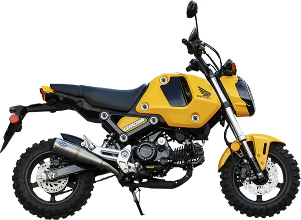 Silencieux Slip-On S&S CYCLE Grand National – Honda Grom/MSX125 2022-2023 – Inox brossé