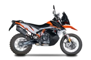 Silencieux Slip-On SPARK Fighter Evo pour KTM Adventure 790/890 (2021-2025) & Husqvarna Norden 901 (2022-2024) – Homologué ECE