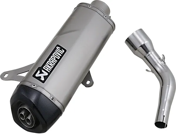 Silencieux Slip-On – Vespa GTS & GTV 125/250/300 (2005-2020) – Akrapovic Inox/Carbone