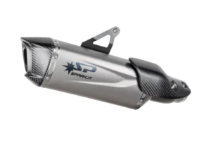 Silencieux SPARK Force Evo Slip-On Honda XL750 Transalp 2023-2024 Titane Carbone