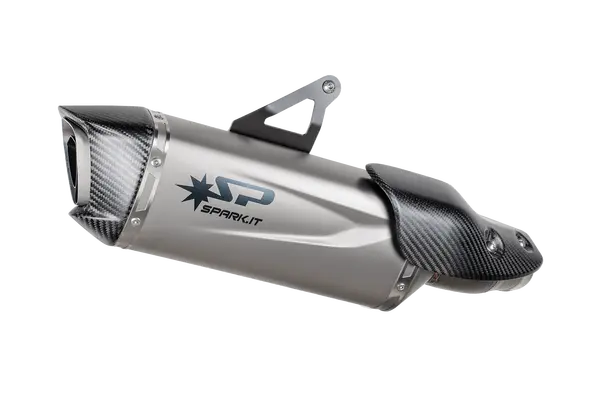Silencieux SPARK Force Evo Slip-On Honda XL750 Transalp 2023-2024 Titane Carbone