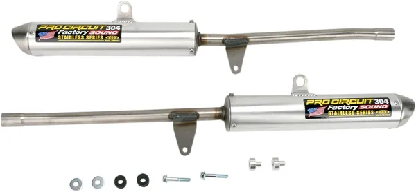 Silencieux Yamaha YFZ 350 Banshee 1987-2006 - PRO CIRCUIT 304 Factory Sound Aluminium & Inox