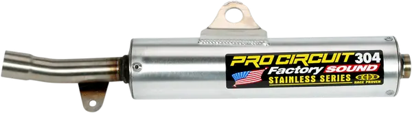 Silencieux Yamaha YZ 250 WR 1990 – PRO CIRCUIT 304 Factory Sound – Aluminium brossé & Inox